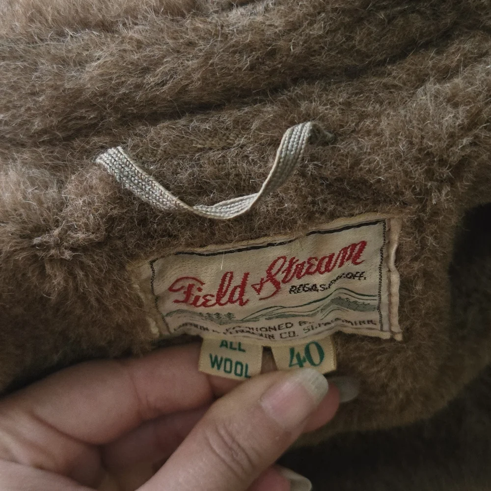 Vintage Field & Stream Coat (Gordon & Ferguson), Size 40, Wool, Faux Fur Lining.